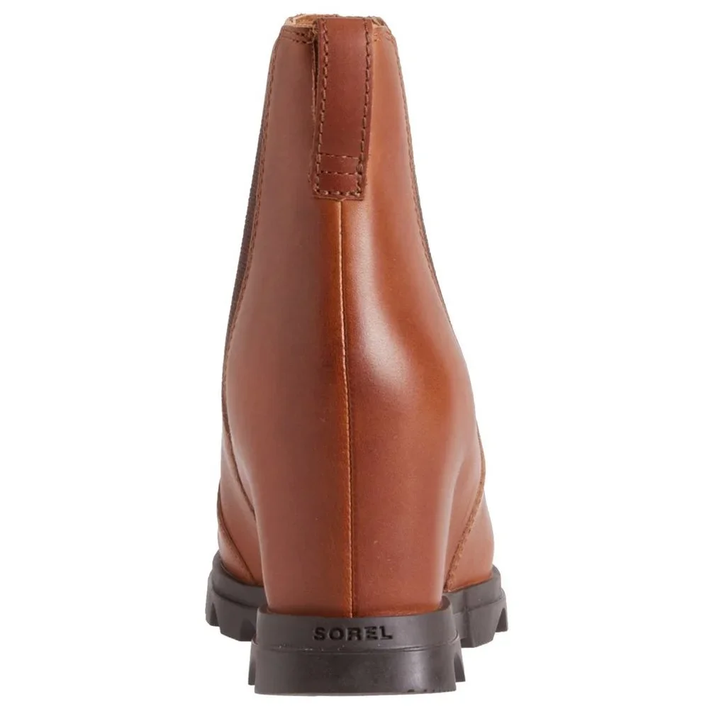 NWT Sorel Joan of Arctic Wedge III Chelsea Boots - Waterproof, Leather 663sn - Picture 5 of 6